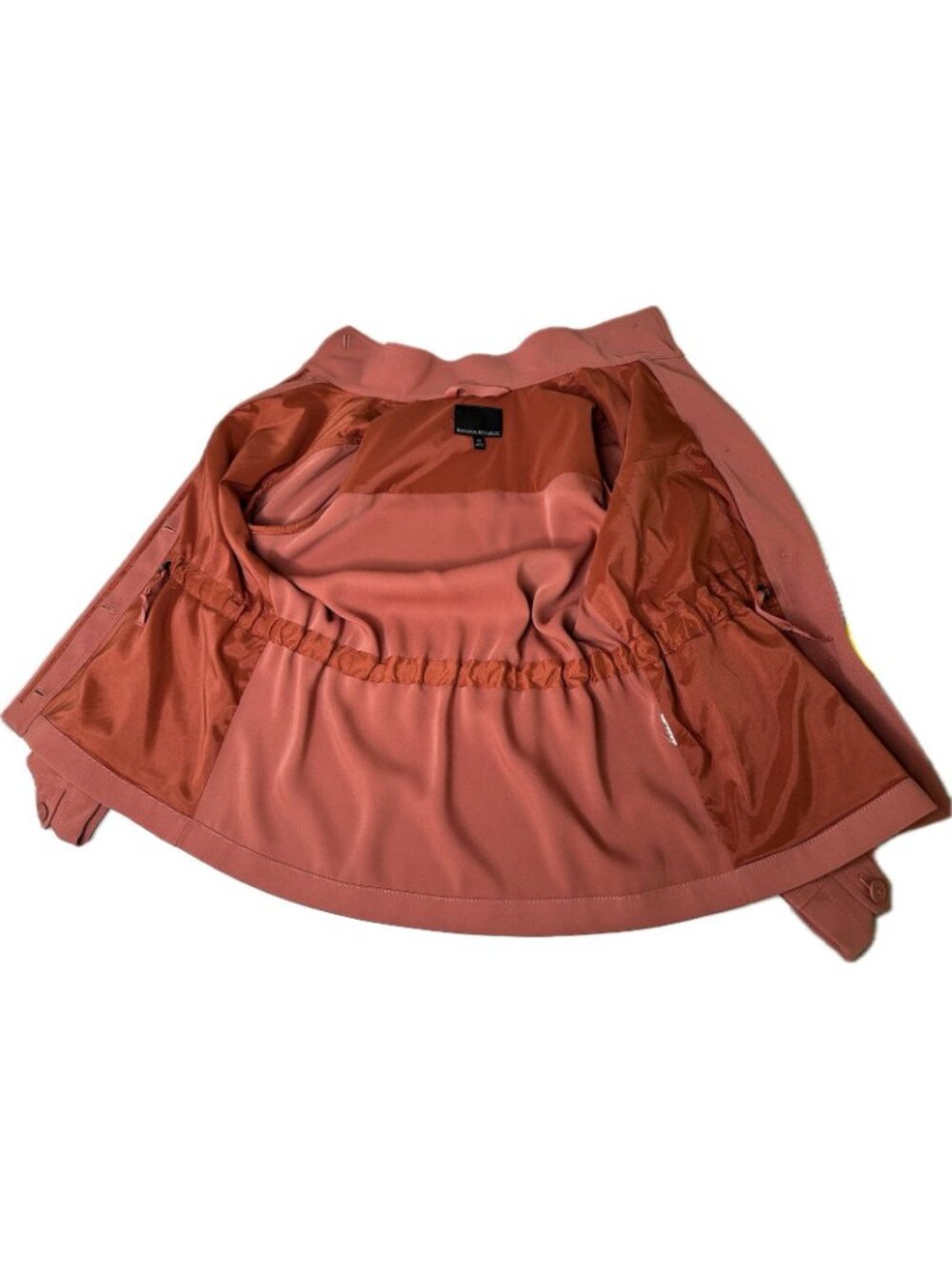 Banana Republic Utility Jacket Women’s XS Rust Orange lightweight cargo zip - Picture 5 of 10